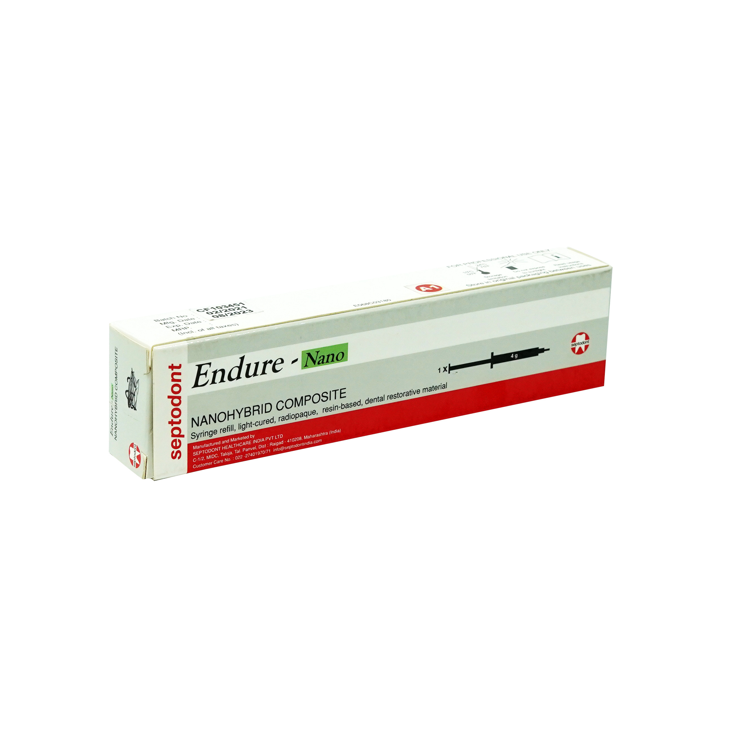 Septodont Endure Nanohybrid Syringe 4gm #B2